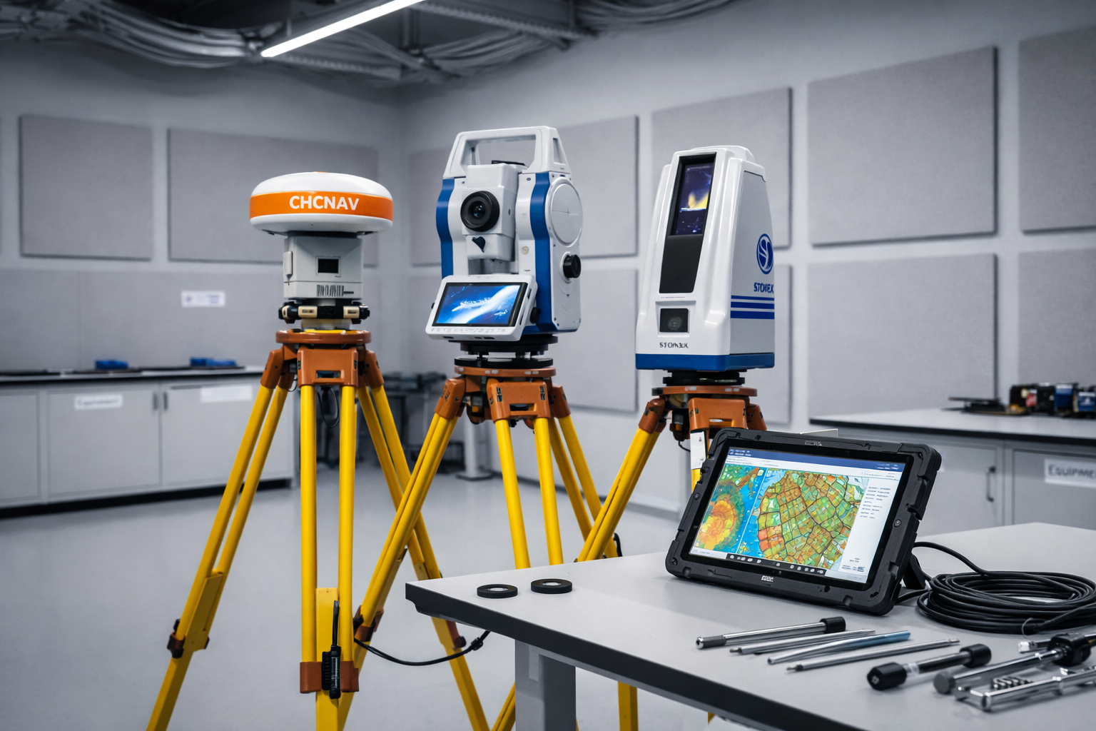 Geomatics Technology Illustration